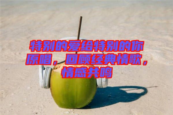 特別的愛給特別的你原唱，回顧經典情歌，情感共鳴