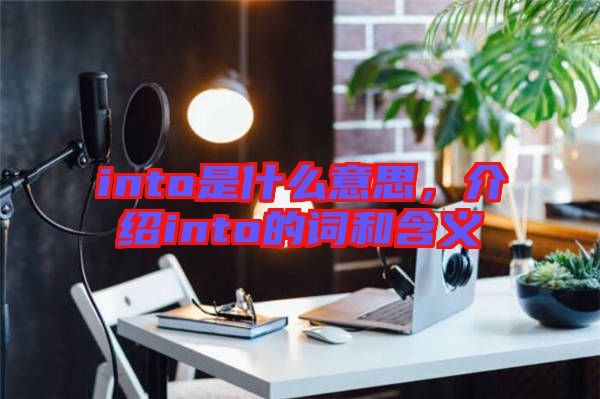 into是什么意思，介紹into的詞和含義
