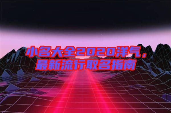 小名大全2020洋氣，最新流行取名指南