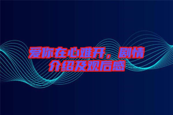 愛你在心難開，劇情介紹及觀后感