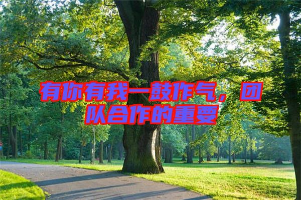 有你有我一鼓作氣，團隊合作的重要