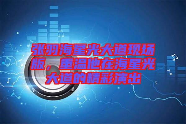 張羽海星光大道現場版，重溫他在海星光大道的精彩演出