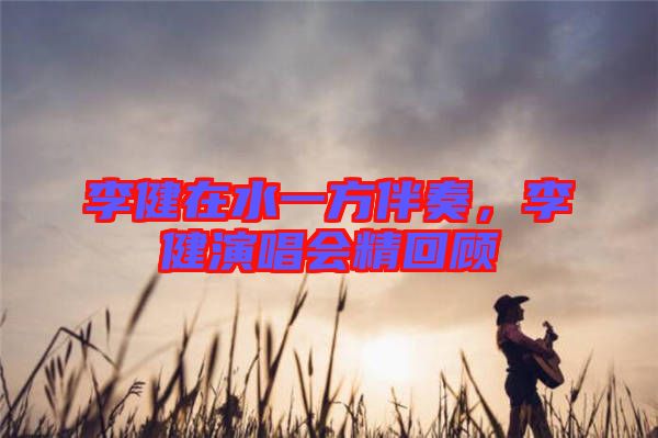 李健在水一方伴奏，李健演唱會精回顧