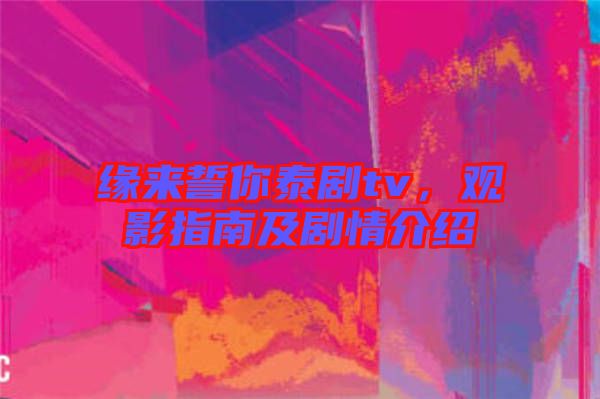 緣來誓你泰劇tv，觀影指南及劇情介紹