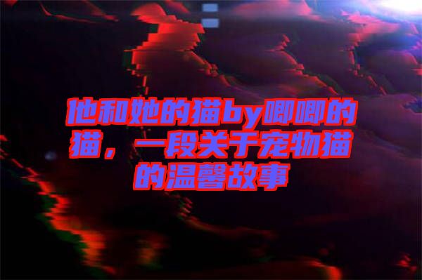 他和她的貓by唧唧的貓，一段關(guān)于寵物貓的溫馨故事