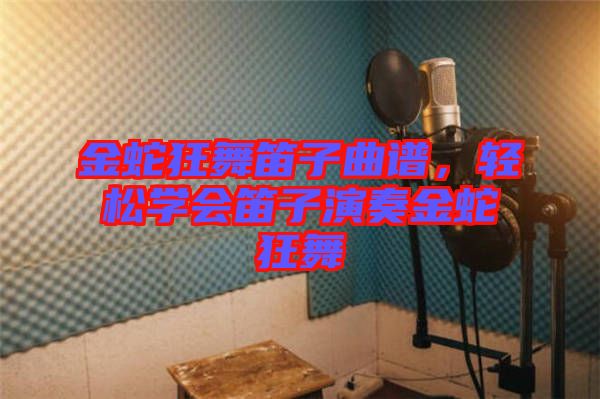 金蛇狂舞笛子曲譜，輕松學會笛子演奏金蛇狂舞