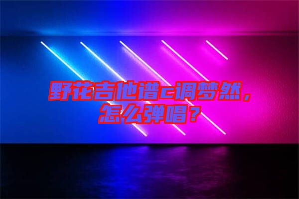 野花吉他譜c調(diào)夢(mèng)然，怎么彈唱？